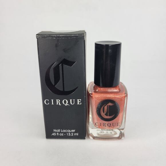 Cirque Nail Polish "Luminous Owl" NEW Peach Glitter Shimmer Holo Iridescent - Picture 2 of 7